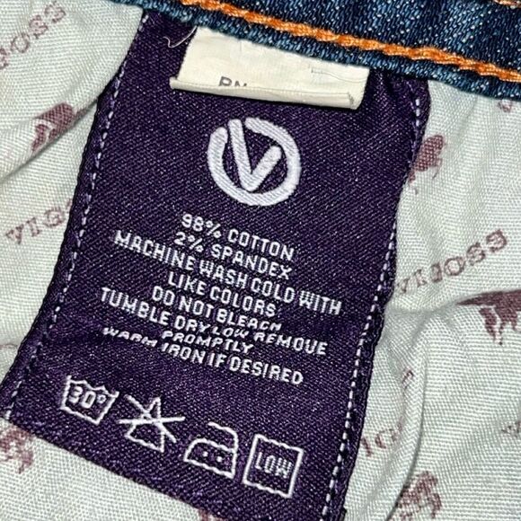 Vigoss Bootcut Bedazzled Pocket Jeans Size 7 #221 - Picture 5 of 7